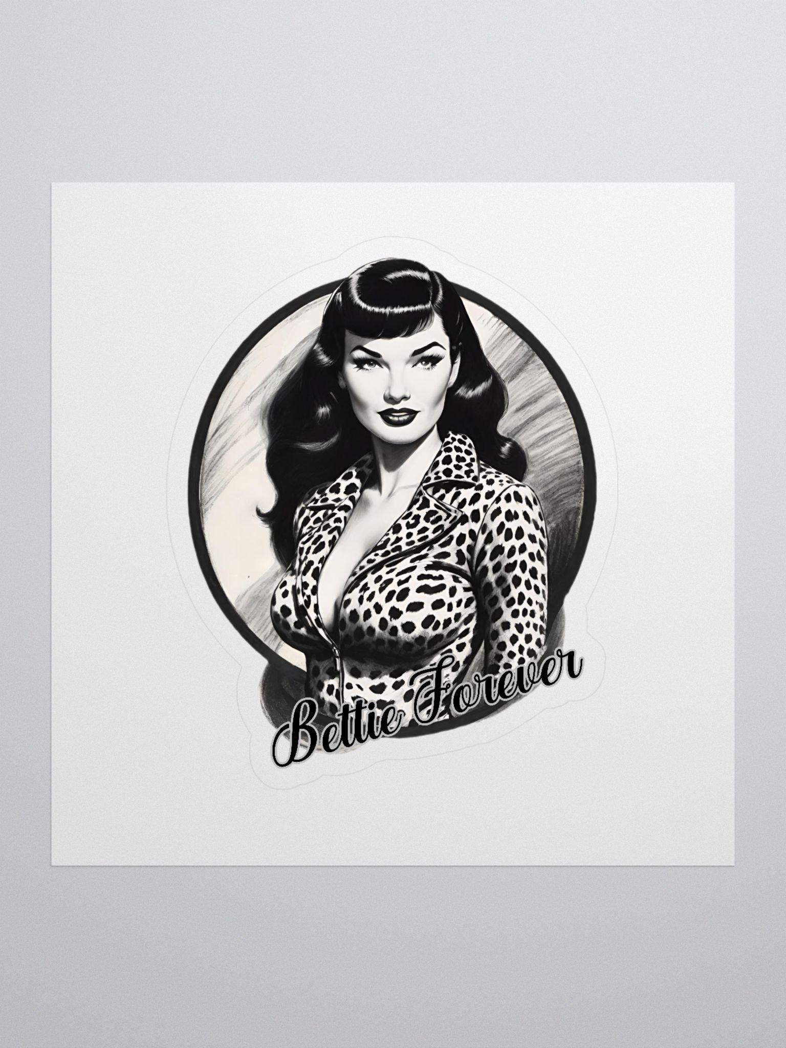 Bettie Forever Kiss Cut Stickers product image (1)
