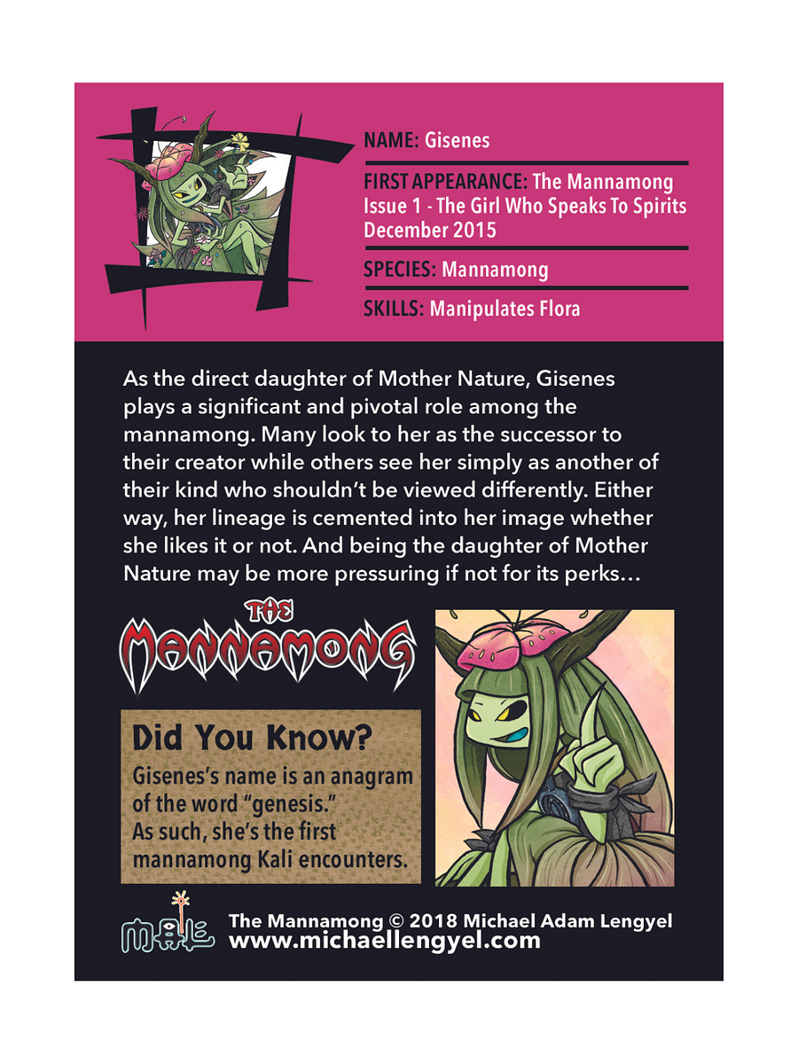 The Mannamong Series 1 Collectible Cards product image (7)
