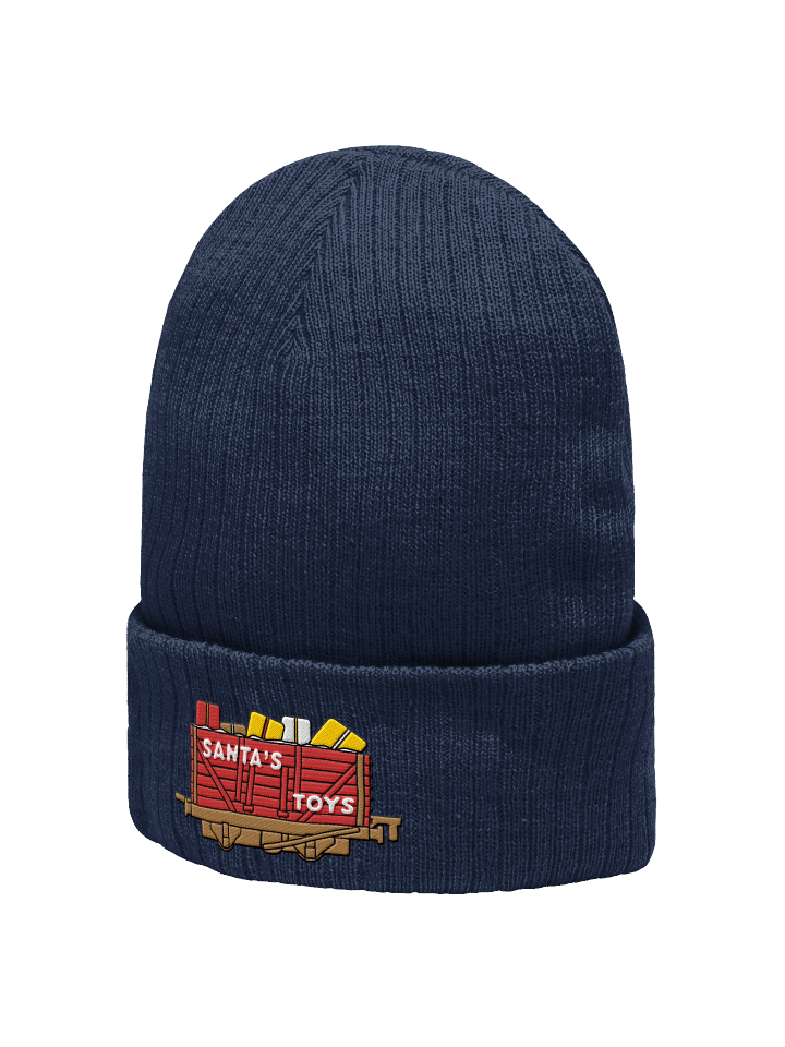 Santa's Toys Truck Embroidered Beanie product image (6)
