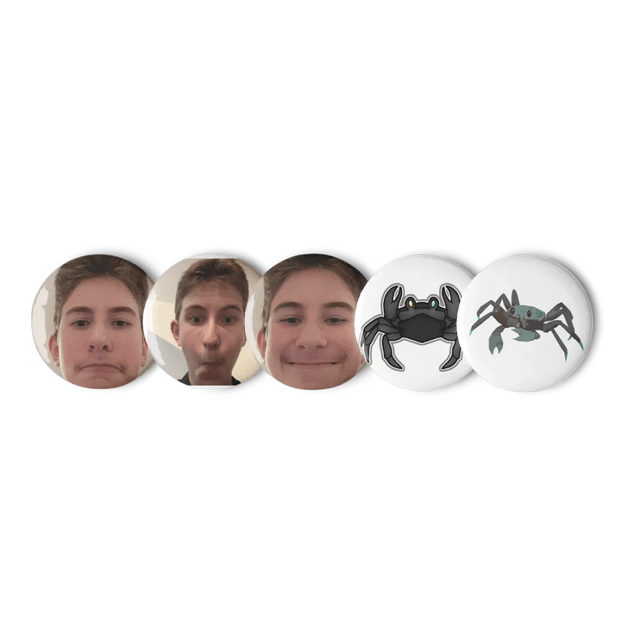THE GOOBER + CRABS - PIN SET product image (1)