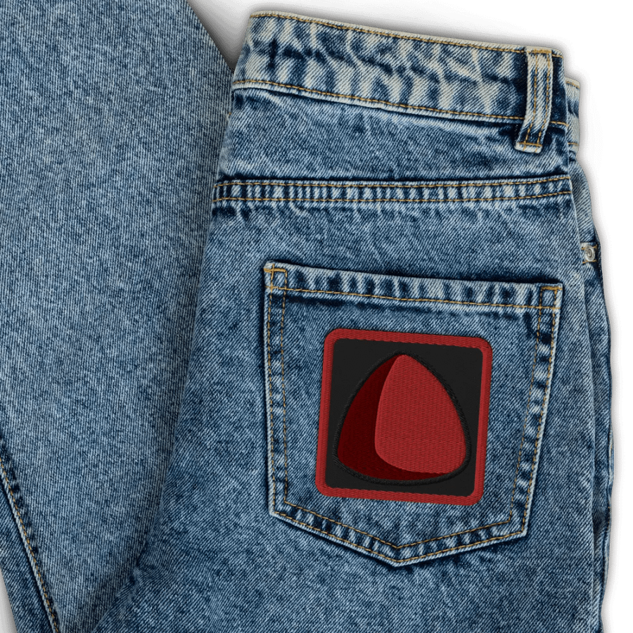 Red Triball Embroidered Patch product image (3)