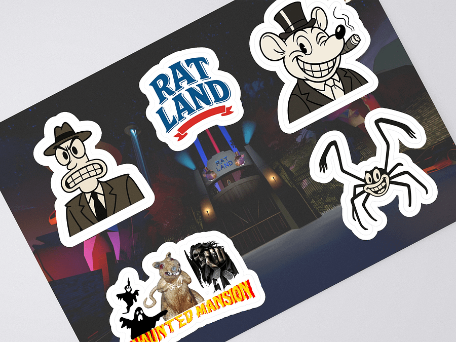 RAT LAND STICKER SHEET 1 product image (2)