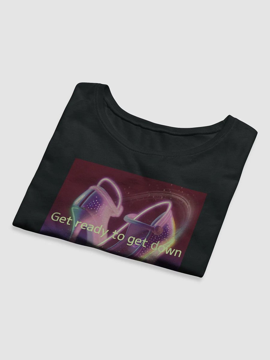 get ready to get down (crop T-shrt) Black product image (8)