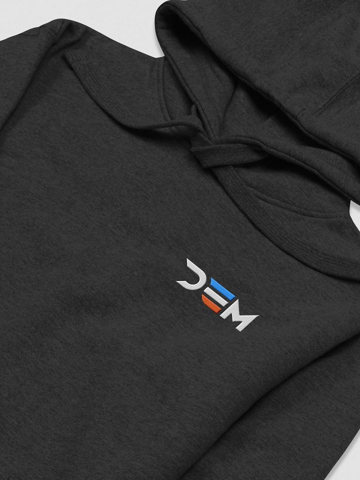 Dem Black Hoodie (Embroidered) product image (2)