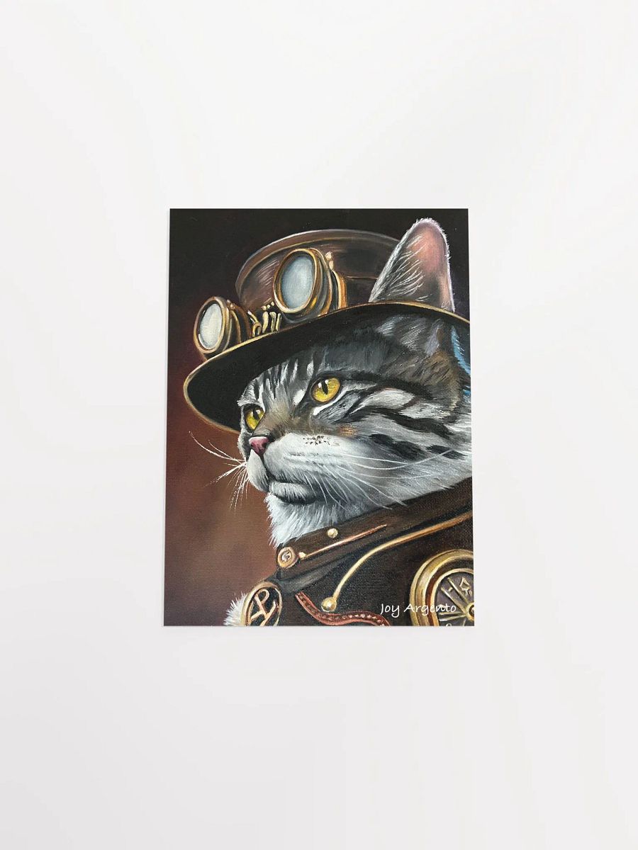 Steampunk Cat Print product image (12)