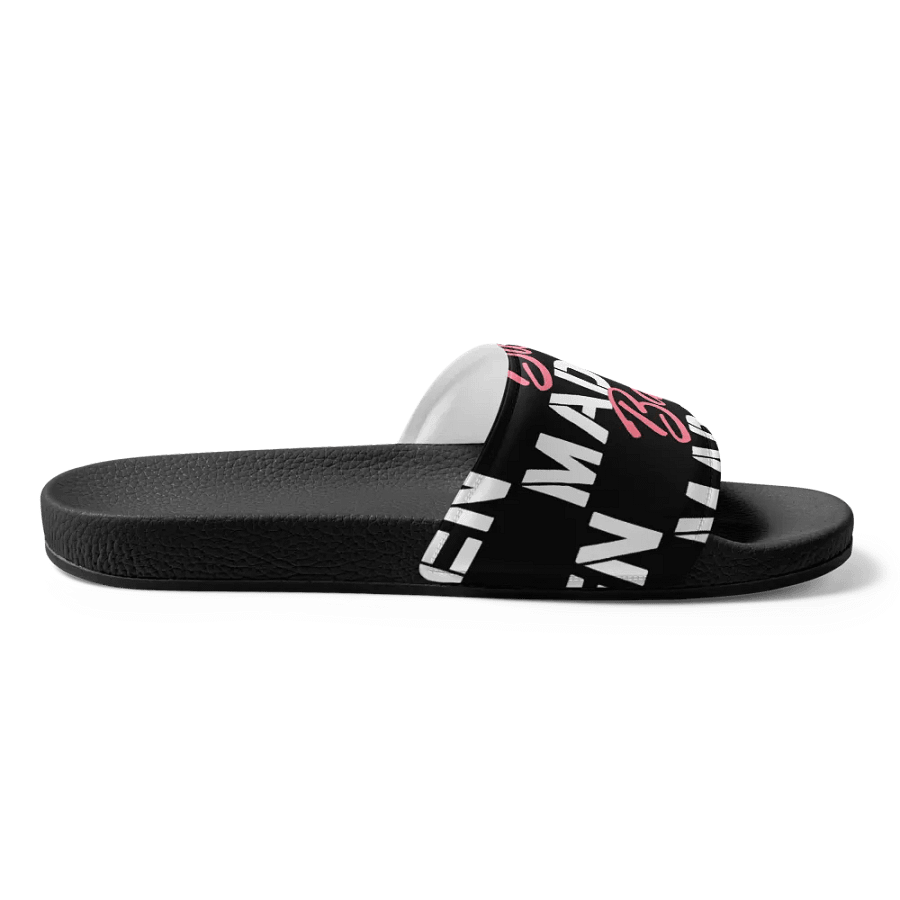 MaddenBae Womens Signature Slides Black product image (3)