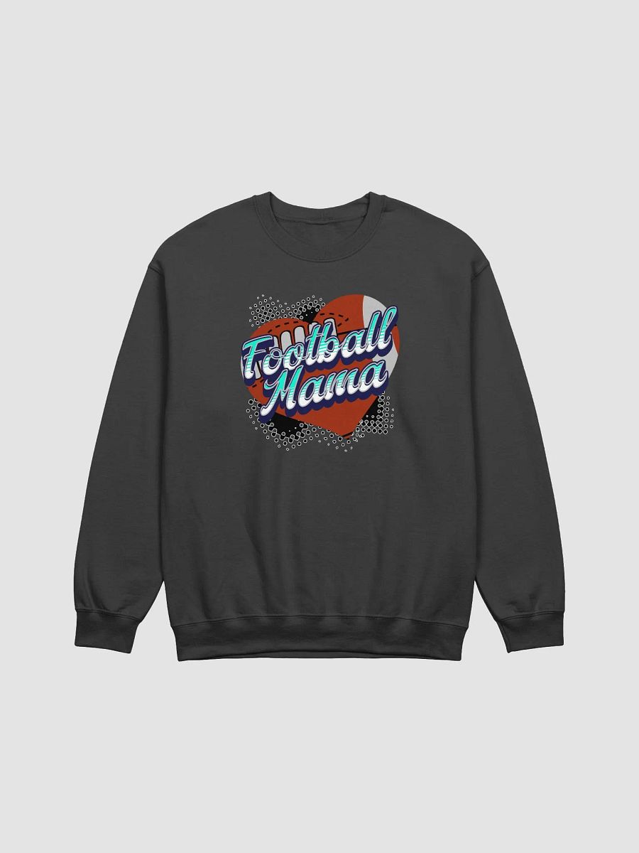 Mama Heart Football Crewneck Sweatshirt product image (1)