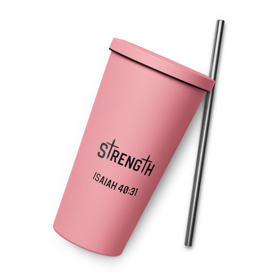 Strength 20 oz. Insolated Cup: Pink product image (6)