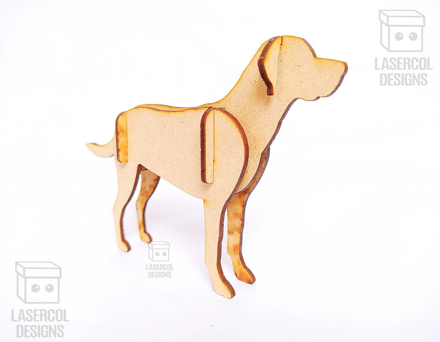 Dogs 3d Puzzle (3 Sizes) Set 1 - Laser Cut Files product image (6)