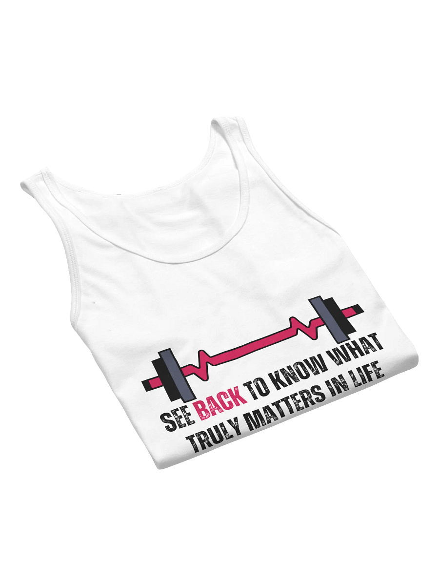 Back Workout Unisex Tank Top I Funny Quote Jersey I Gym Wear product image (9)