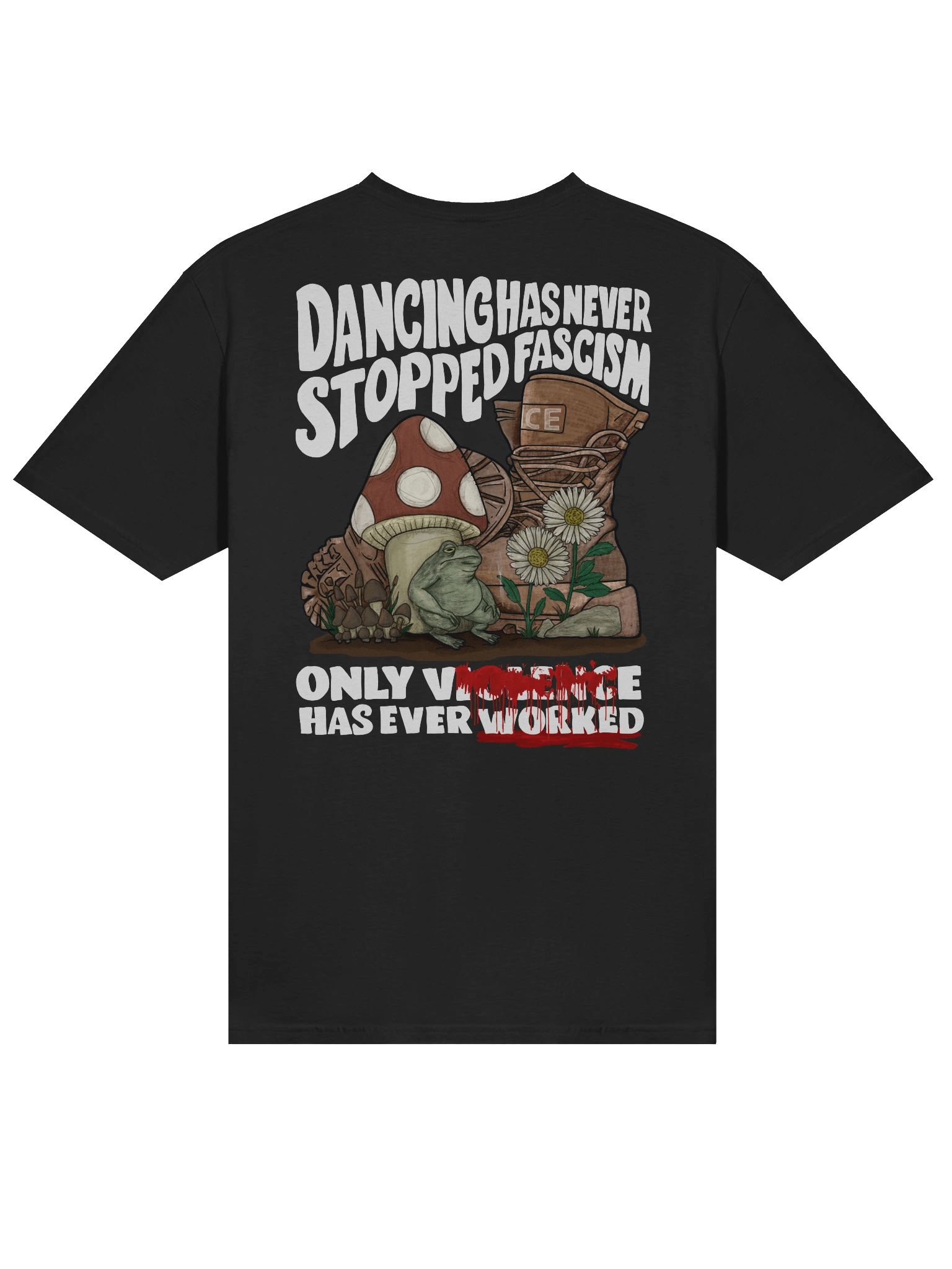 This Frog Don't Dance - Dark Shirt - Back product image (2)