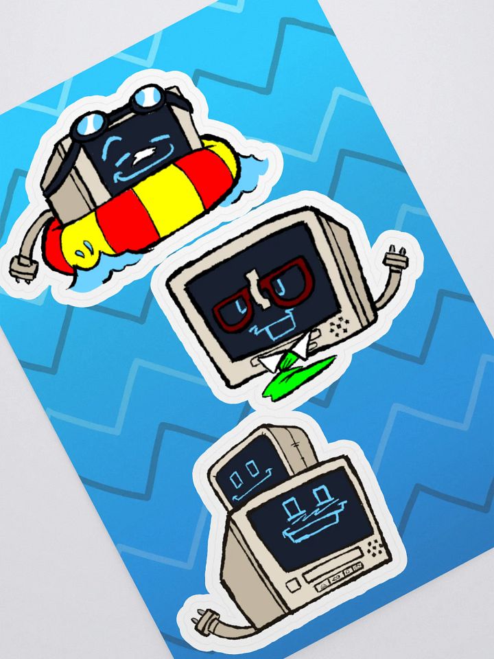 Silly Television: Sticker Sheet product image (1)