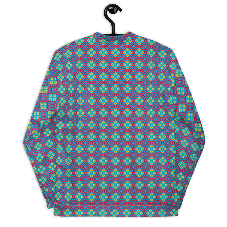 Multi Colored Batik Pattern Bomber Jacket product image (8)