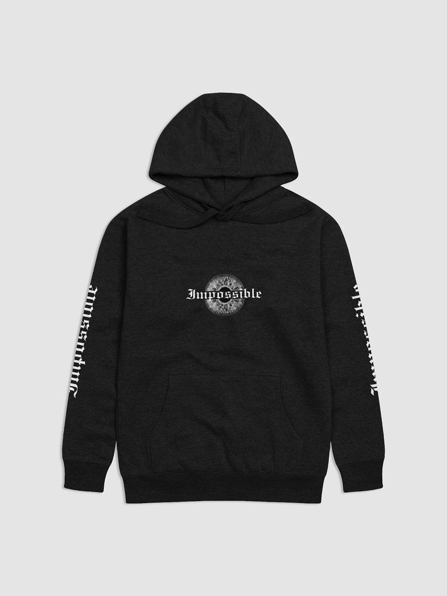 "Impossible" DARK Premium Unisex Hoodie - Front, Back, and Sleeve Prints product image (2)