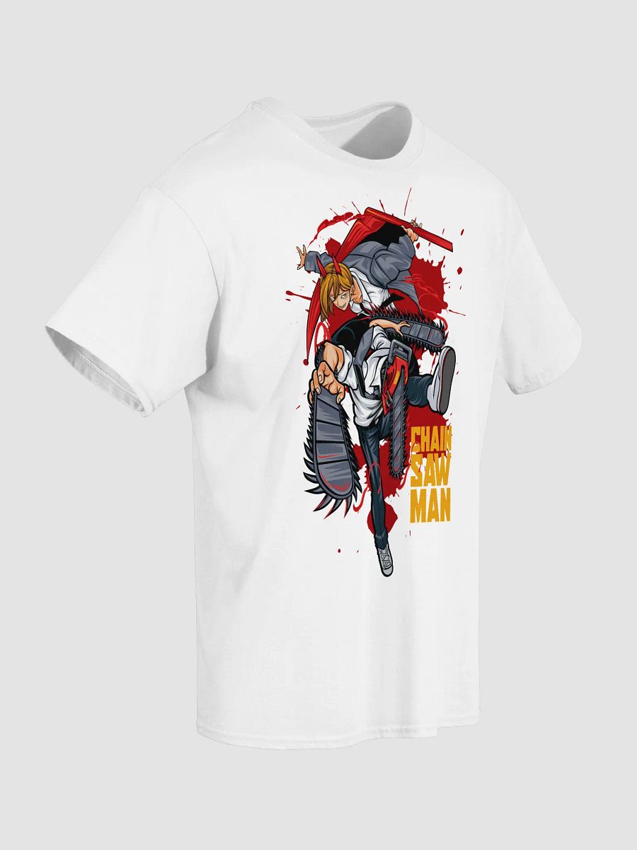 Dynamic Duo - Power & Denji Design Streetwear T-Shirt | Chainsaw Man Anime product image (93)