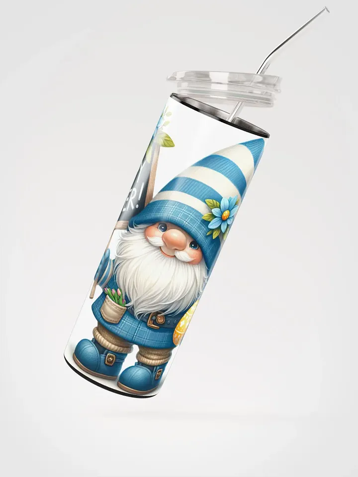 Easter Gnome Stainless Steel Tumbler product image (4)