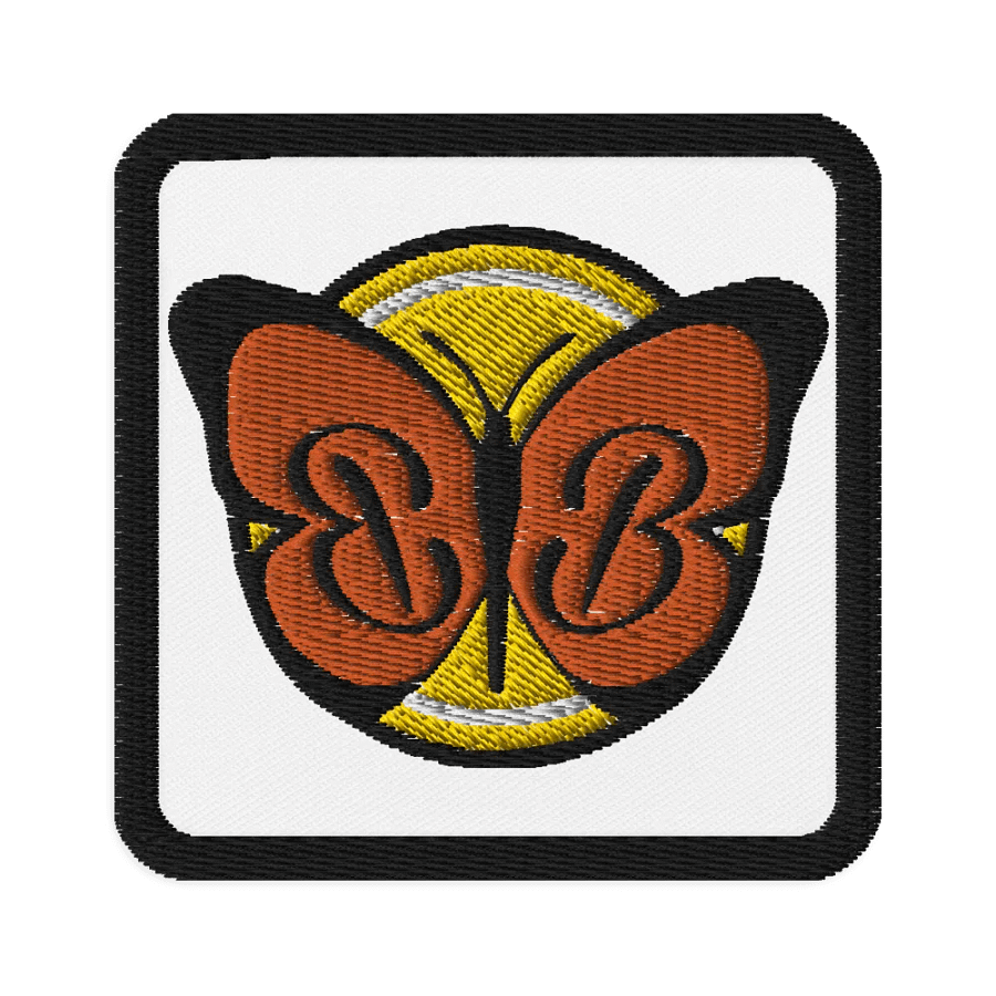 ButterflyBeulah BB Monarch Logo Embroidered Patch product image (1)