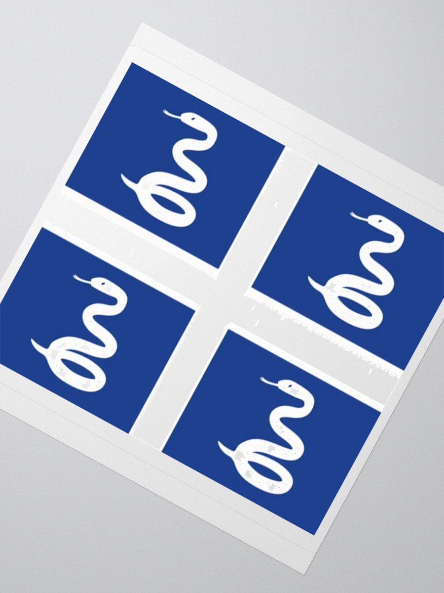 Martinique Traditional Flag Sticker - Exclusive Vinyl Design product image (4)