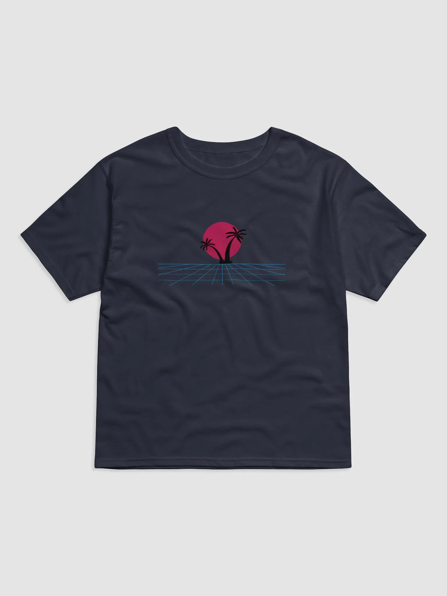 Retro Sunset Palm Trees T-Shirt product image (1)