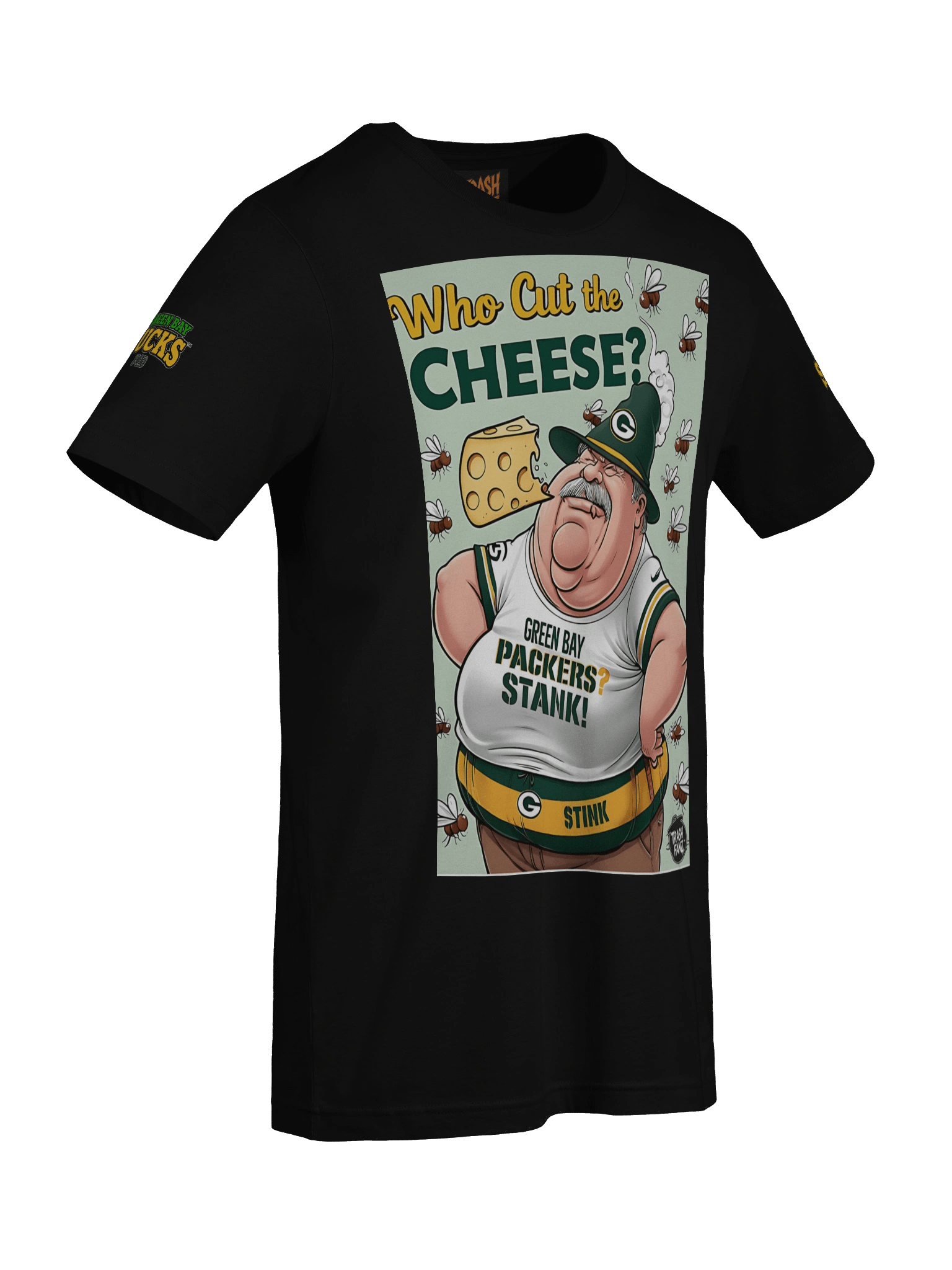 NEW Who Cut the Cheese? T-Shirt | Green Bay Packers | NFL Rivals Locker product image (3)