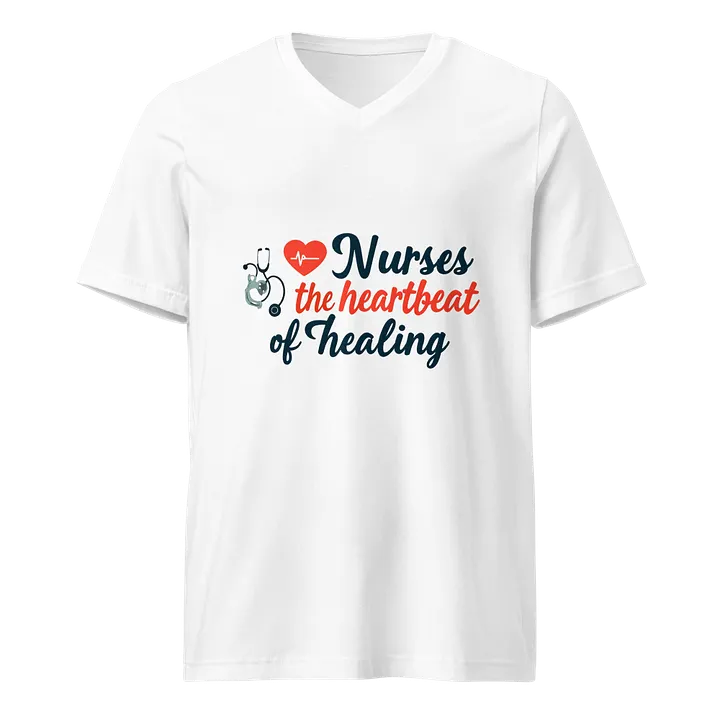 Heartbeat of Healing V-Neck Tee product image (1)