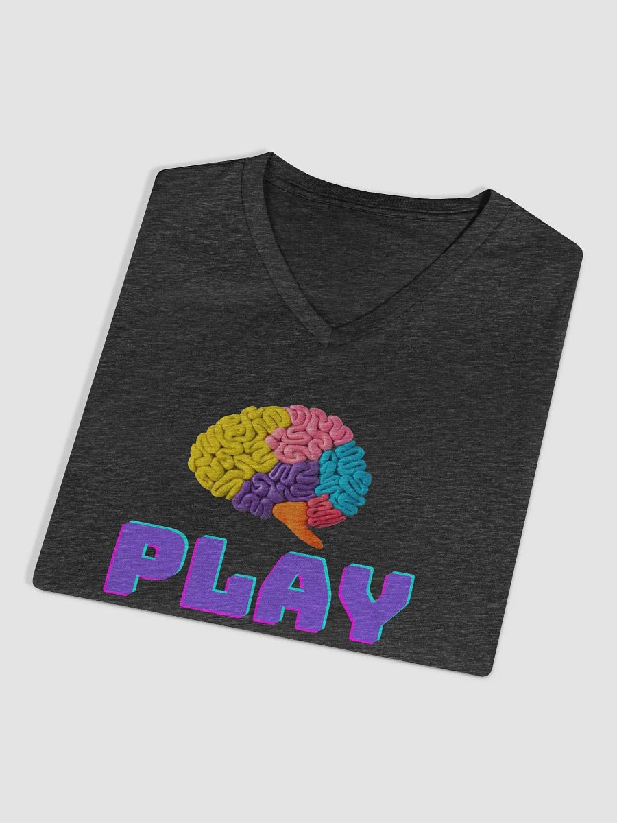 "Play the Game" Brain Benders Banter Women’s V-Neck Tee product image (23)