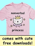 nonverbal princess - click for more colors product image (1)