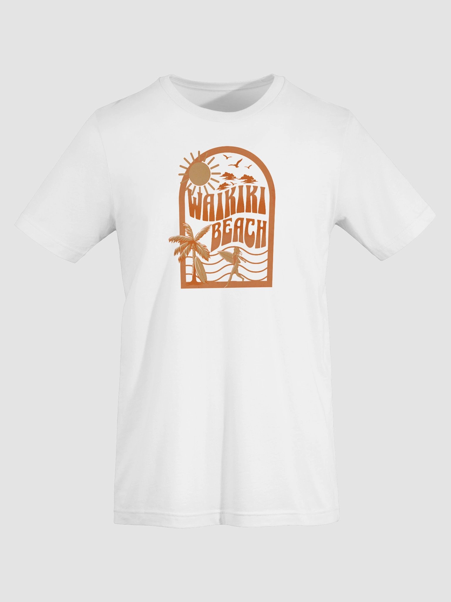 Waikiki Beach Tee Shirt product image (1)