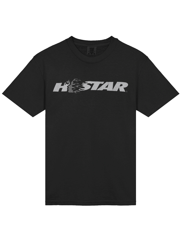 Hellstar Cartoon Logo Glitter Logo T-shirt Black product image (1)