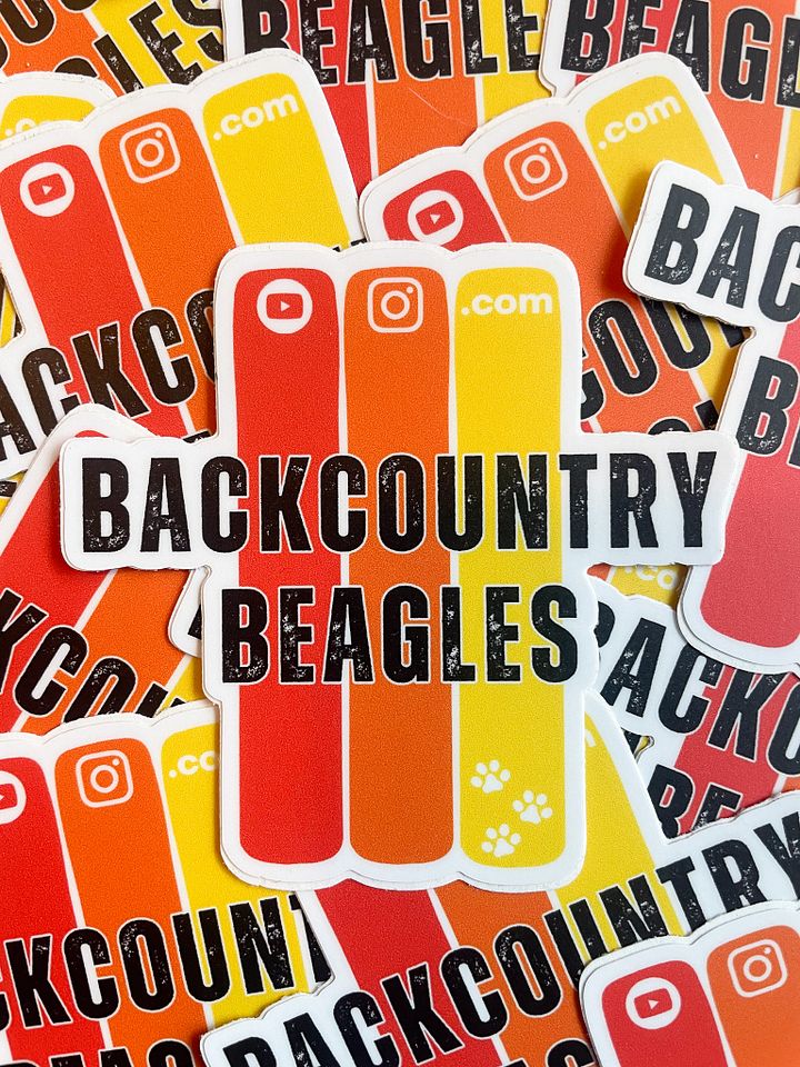 Backcountry Beagles Logo Sticker product image (2)