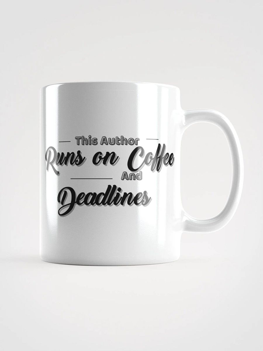 Runs on Coffee & Deadlines – Author Mug in 3 Sizes product image (3)
