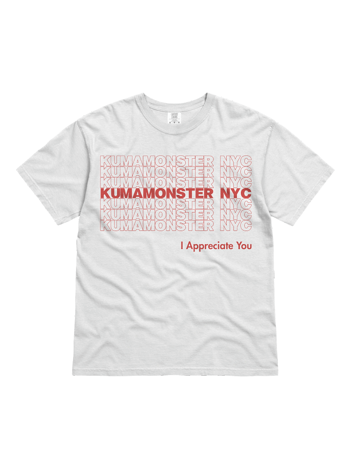 KumaMonster NYC White T product image (1)