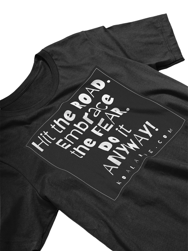 EMBRACE THE FEAR • BLACK T-SHIRT product image (1)