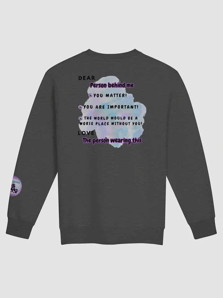 Mental Health Sweatshirt w/ back message product image (2)
