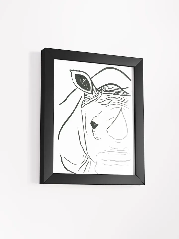 Face Of A Rhino Framed Print product image (4)