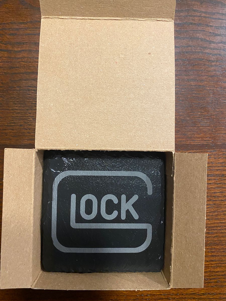Glock - Slate Coasters - Set of 4 Custom Laser Engraved product image (3)