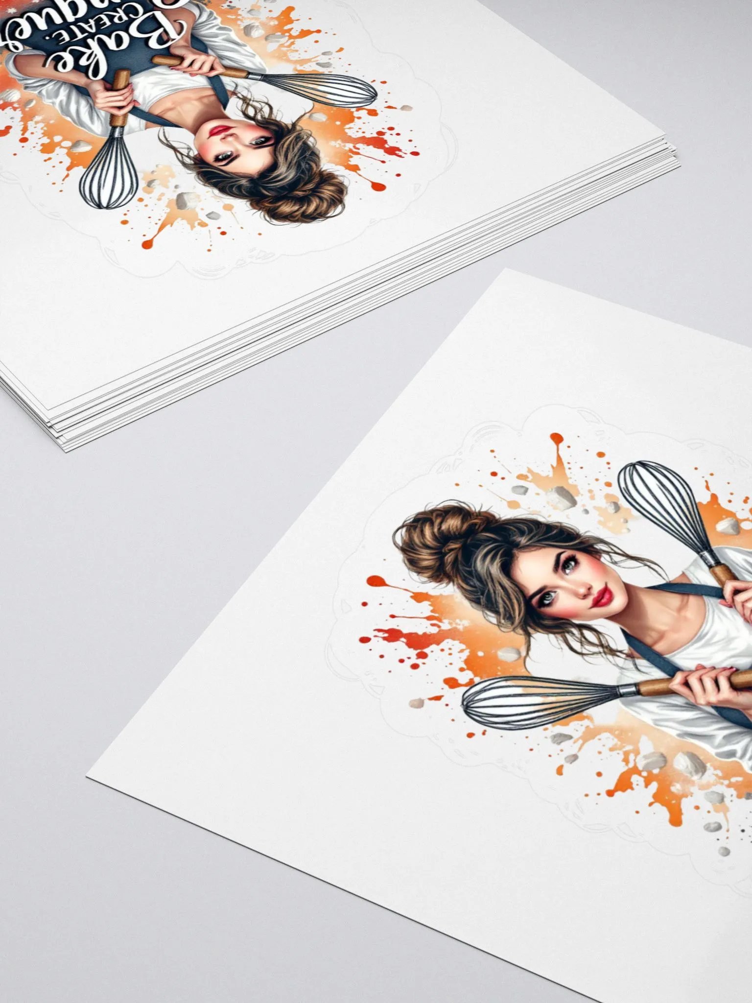 Bake, Create, Conquer Kiss Cut Stickers product image (12)