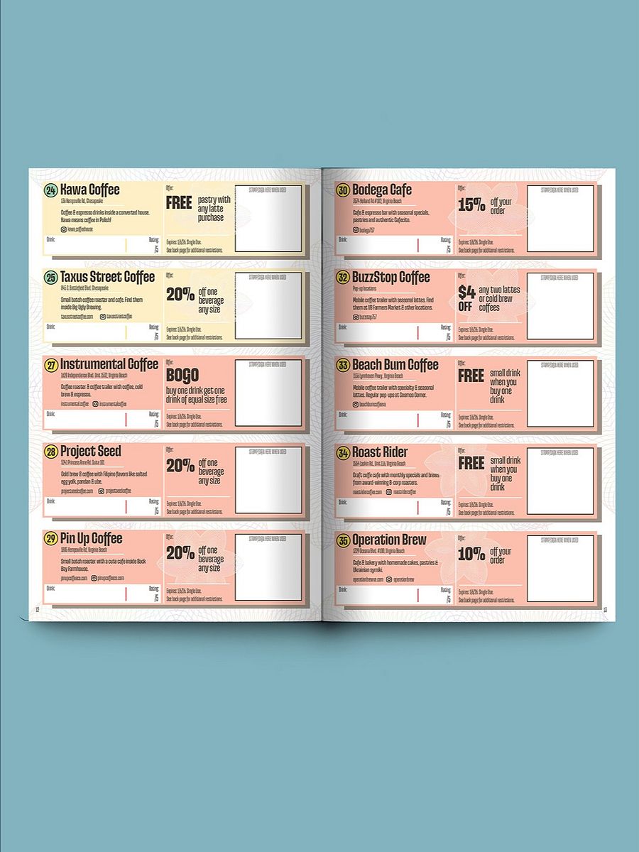2025 Hampton Roads Coffee Passport product image (8)