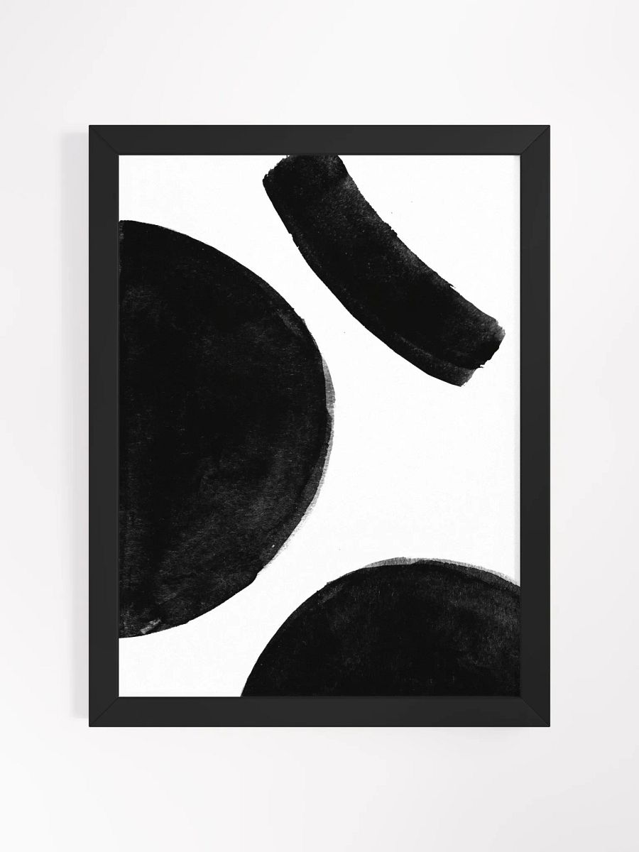 Abstract Elegance Framed Poster – Modern Abstract Art | Minimalist Wall Décor | Premium Framed Art for Contemporary Spaces product image (1)