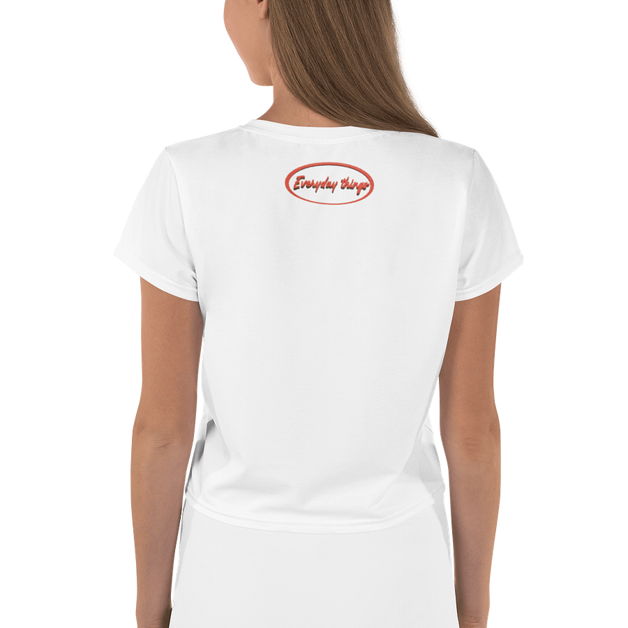 Sticky Steve Crop Top (White) product image (4)