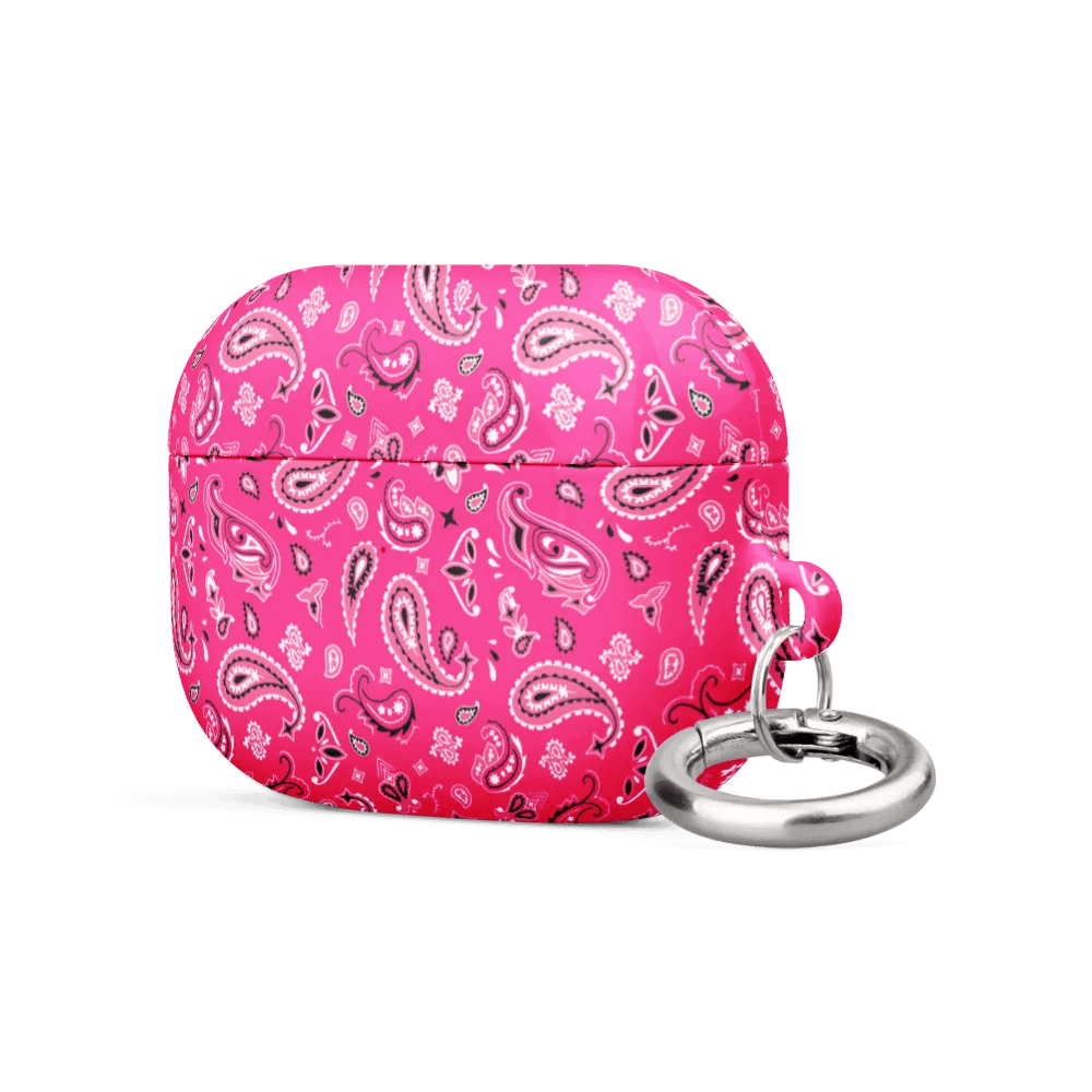 Fuchsia Bandana AirPods Case product image (42)