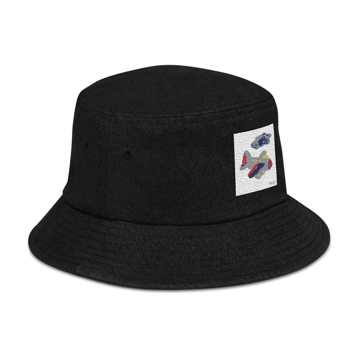 Kid Airplane (Capstone Denim Bucket Hat) product image (2)