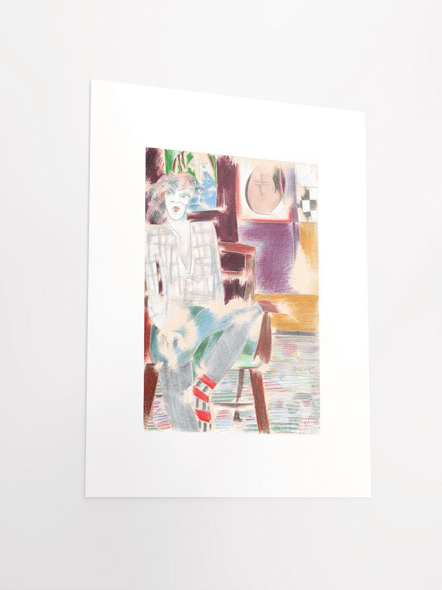 Woman in Chair 03.25.85 print product image (4)