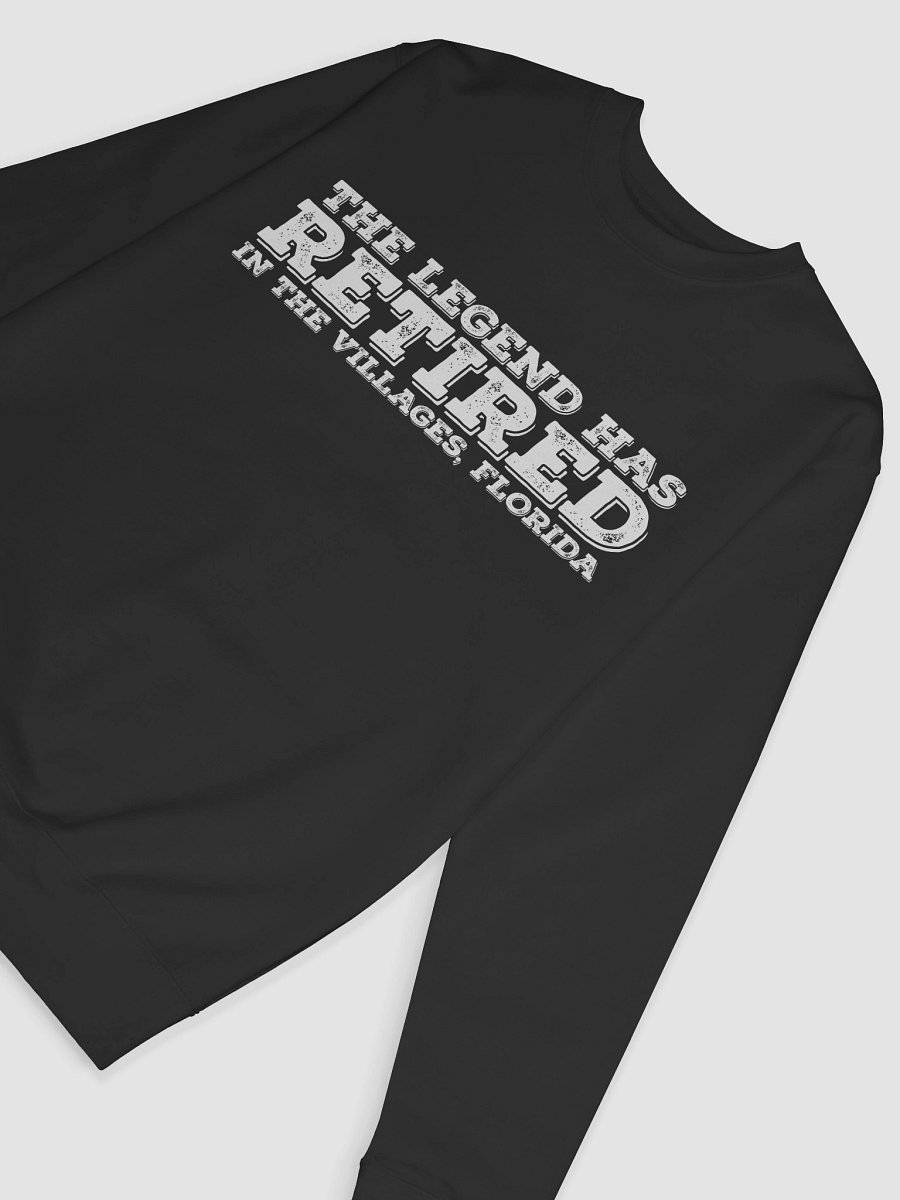 Unisex Cotton Heritage Premium Sweatshirt (The Legend Has Retired) product image (6)
