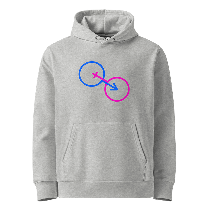 Eco-Friendly Hoodie with Traditional Gender Symbols product image (1)