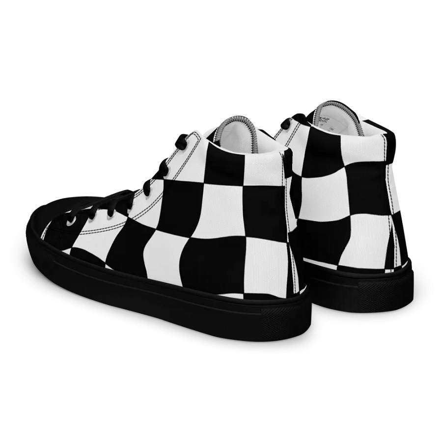 Chess - Men's High Top Canvas Shoes product image (3)
