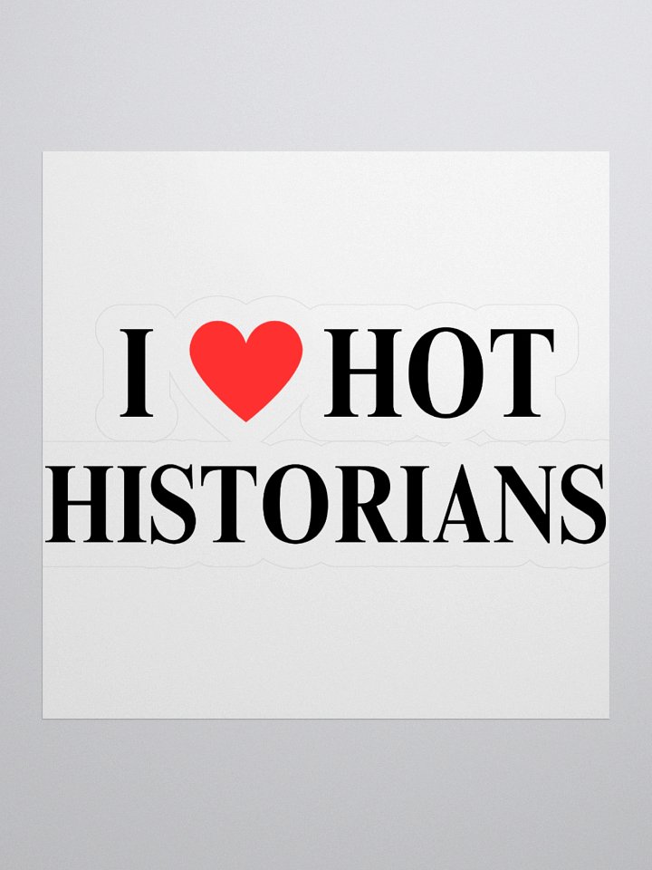 I HEART HOT HISTORIANS STICKER product image (2)