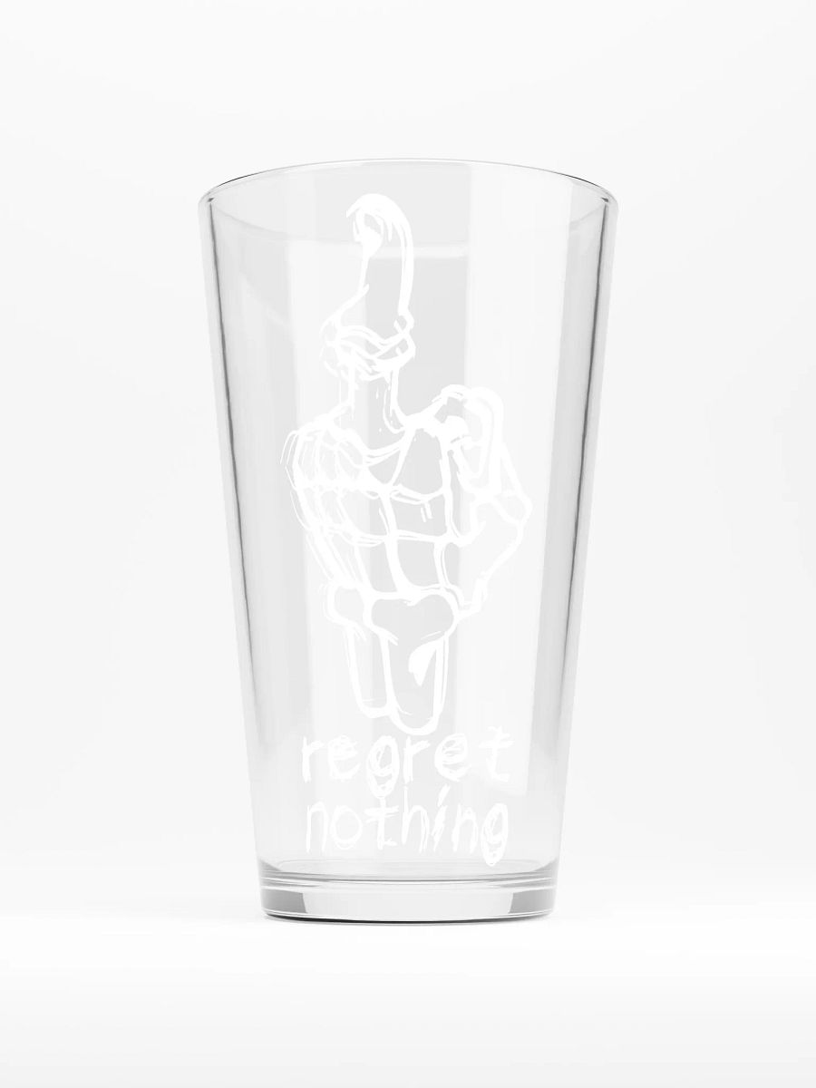 No Regrets Beer Glass product image (1)