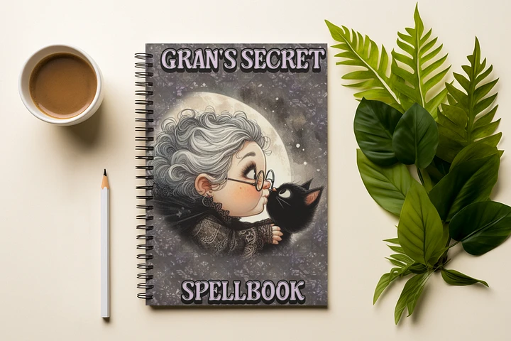 Gran's Secret Spellbook Spiral Notebook product image (2)