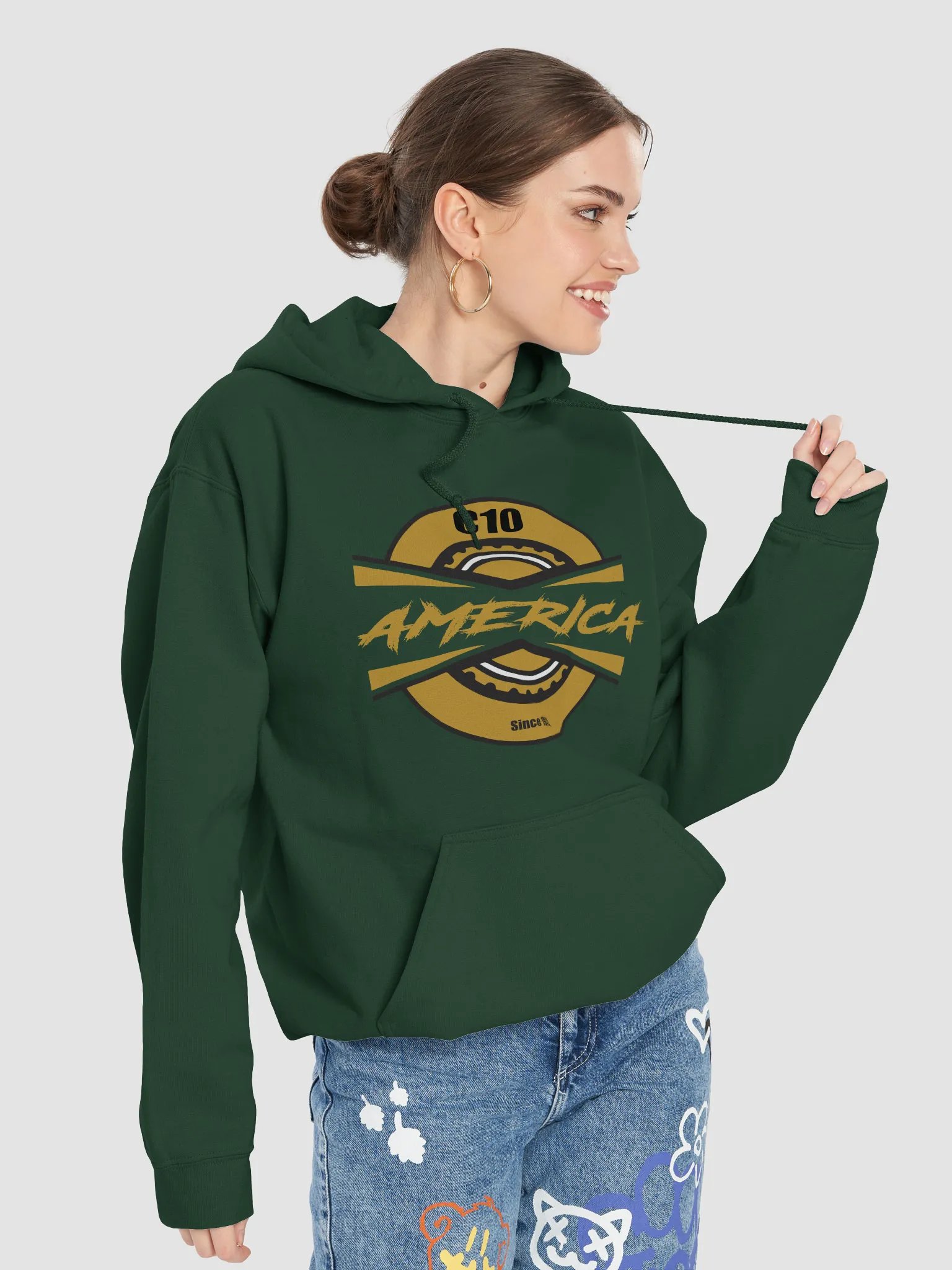 C10 America Gear Logo Hoodie product image (7)